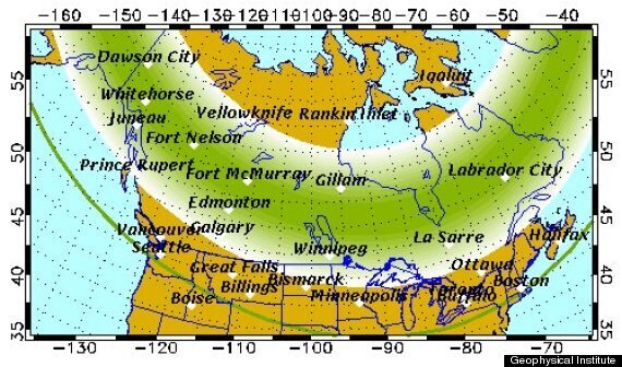 Northern Lights Vancouver May Be Spotted This Weekend | HuffPost ...