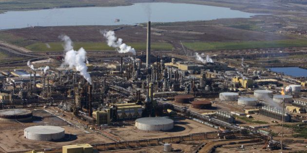 Fort McMurray, Alberta. Syncrude Canada's upgrader facility at the company's oil sands facilty.