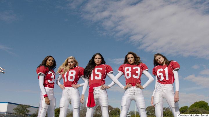 Victoria's Secret Angels Play Football In Super Bowl Teaser Ad: Video