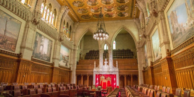 Centre Block at Parliament Hill - Ottawa, Ontario, Canada