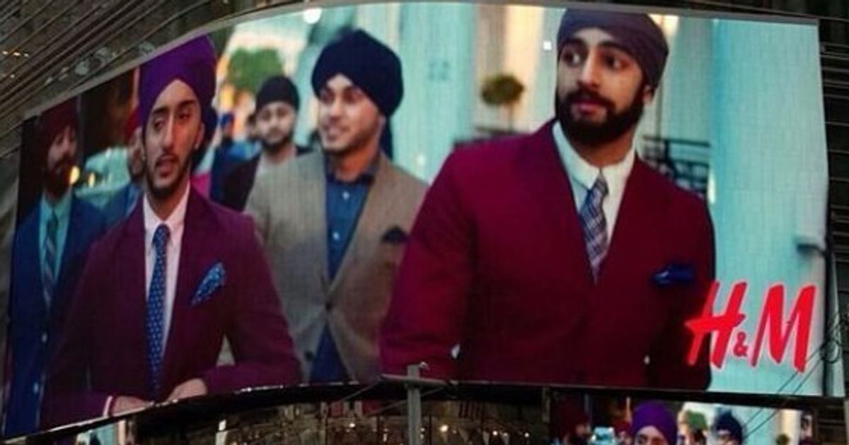  H  M  Billboard In NYC Features Sikh Models In Turbans 