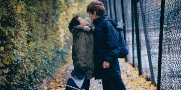 Two Boys Fighting