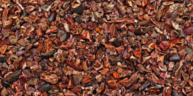 Raw Organic Cacao Nibs Crushed From Coca Beans