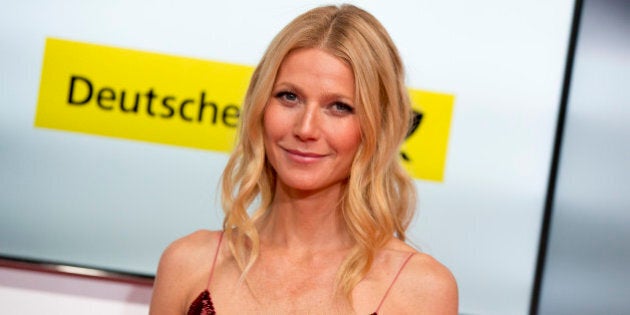 FILE - This Feb. 1, 2014 file photo shows American actress Gwyneth Paltrow at the Goldene Kamera (Golden Camera) media awards in Berlin, Germany. Paltrow took to Goop and the lifestyle site's regular weekly email Friday, March 28, to offer thanks to supporters standing by her and her