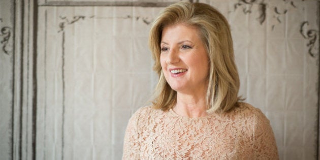 NEW YORK, NY - JUNE 15: Arianna Huffington attends the AOL BUILD Speaker Series featuring Matthieu Ricard discussing his new book 'Altruism' at AOL Studios In New York on June 15, 2015 in New York City. (Photo by Dave Kotinsky/Getty Images)