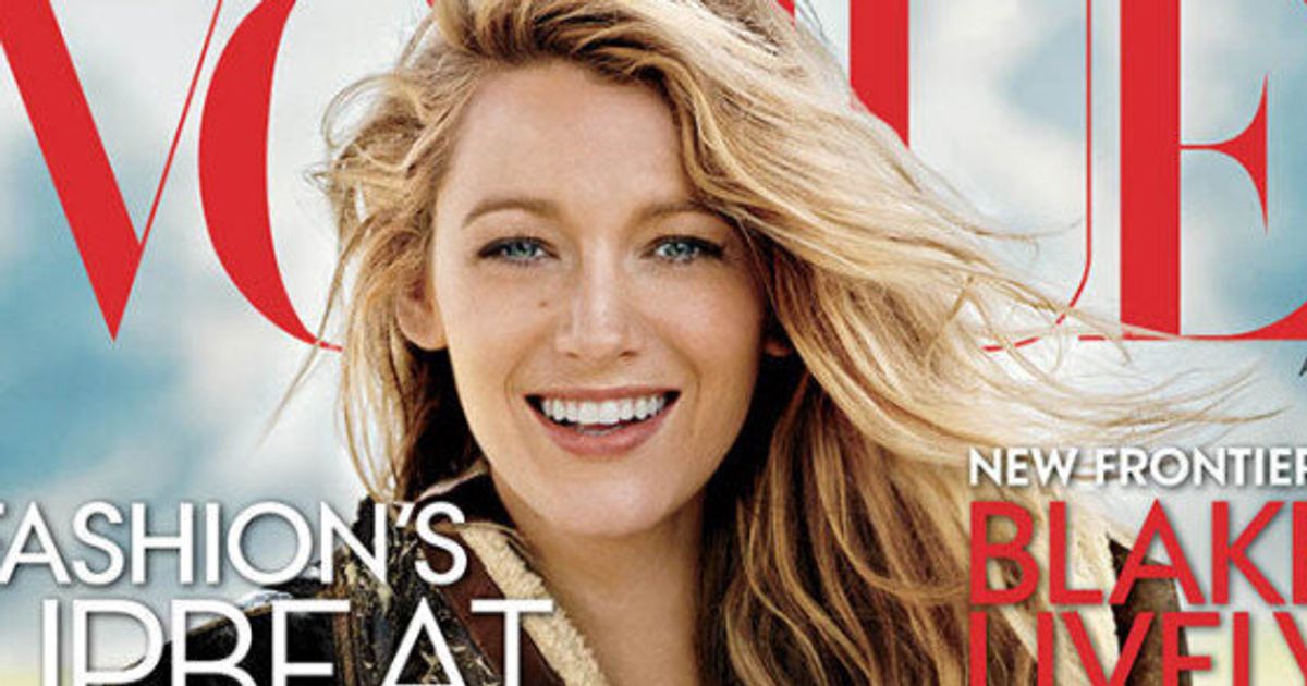 Blake Lively's Third Vogue Cover Is Cowgirl Chic HuffPost Style