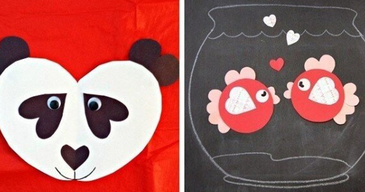 Valentine's Day Crafts: 10 Ways To Make Animals With Hearts! | HuffPost Parents Valentine's Day Crafts: 10 Ways To Make Animals With Hearts! | HuffPost Parents