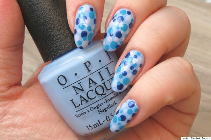 Dotting Nail Art Designs For Beginners Cute Easy Polka Dots