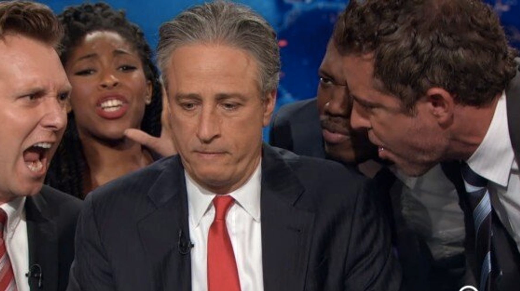 Jon Stewart Captures What It's Like When You Talk About Israel