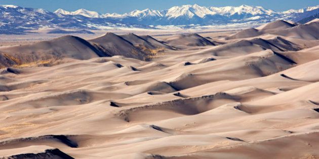 Colorado, Great Sand Dunes National Park and the visual effects of global warming and climate change.