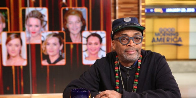 GOOD MORNING AMERICA - Spike Lee discusses his boycott of the Oscars on 'Good Morning America,' 1/20/16, airing on the ABC Television Network. (Photo by Fred Lee/ABC via Getty Images) SPIKE LEE