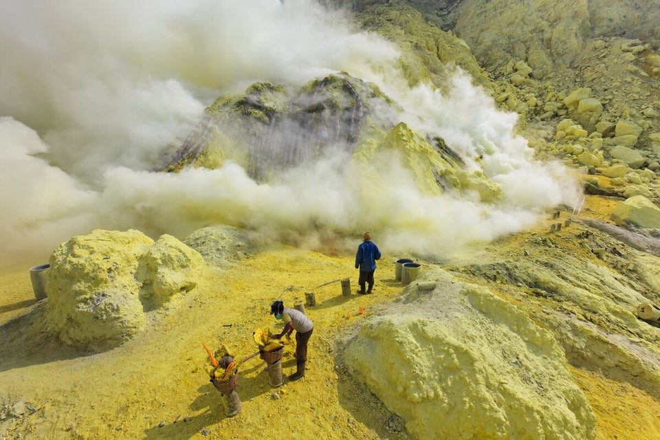 Ijen Volcano: East Java, Indonesia