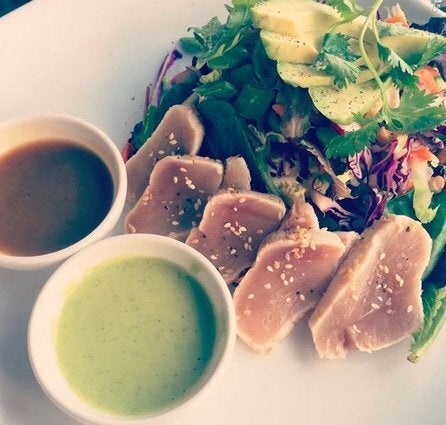 Seared Ginger Tuna Salad