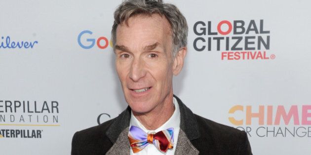 NEW YORK, NY - SEPTEMBER 26: Bill Nye attends the 2015 Global Citizen Festival to end extreme poverty by 2030 in Central Park on September 26, 2015 in New York City. (Photo by Craig Barritt/Getty Images for Global Citizen)