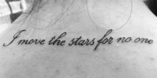 Quotes Tattoo at Rs 500/square inch in Bengaluru | ID: 24774885633