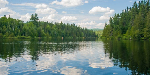 La Mauricie National Park of Canada (Quebec).