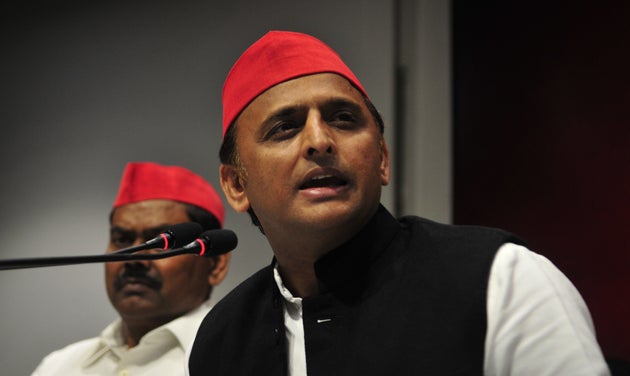 Akhilesh Yadav in a file