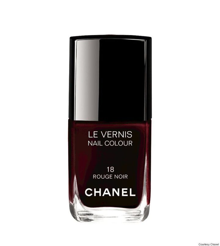 The Original Chanel Rouge Noir & Le Top Coat Lame Rouge Noir