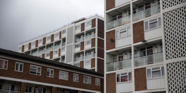 LONDON, ENGLAND - AUGUST 28: A residential tower block in an area of Lambeth with a high concentration of social housing on August 28, 2014 in London, England. A report from the Department for Communities and Local Government has shown a significant increase in the sales of social housing under the government's Right to Buy scheme. (Photo by Oli Scarff/Getty Images)