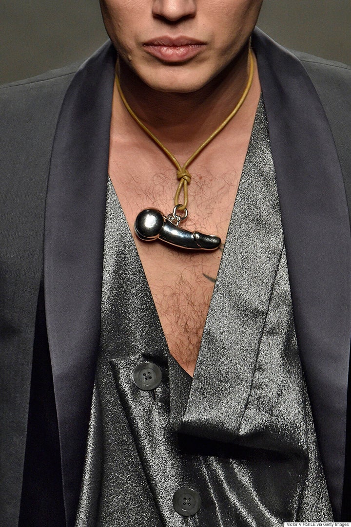 Penis Necklaces Take Centre Stage At Vivienne Westwood's Fall 2016 Menswear  Show | HuffPost Style