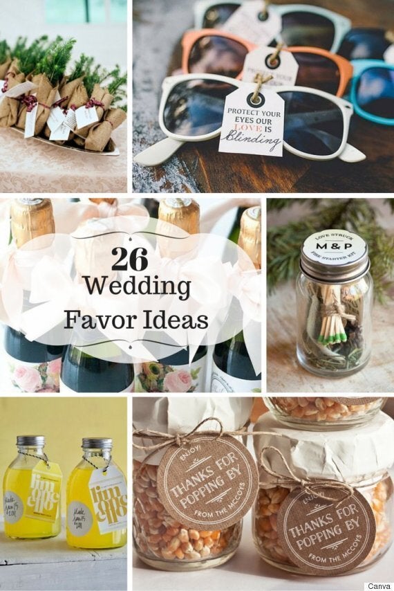 26 Wedding Favour Ideas Your Guests Will Love Huffpost Canada Life