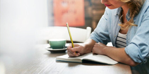 Woman working in a coffee shop