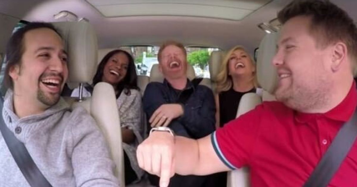 James Cordens Carpool Karaoke Gets The Broadway Treatment Huffpost Life 