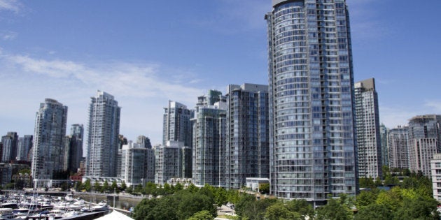 Vancouver skyline from False Creek