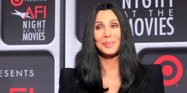 Actress Cher arrives at Target Presents AFI Night at the Movies in Hollywood April 24, 2013. The event for fans celebrates classic films and Cher introduced her 1987 film
