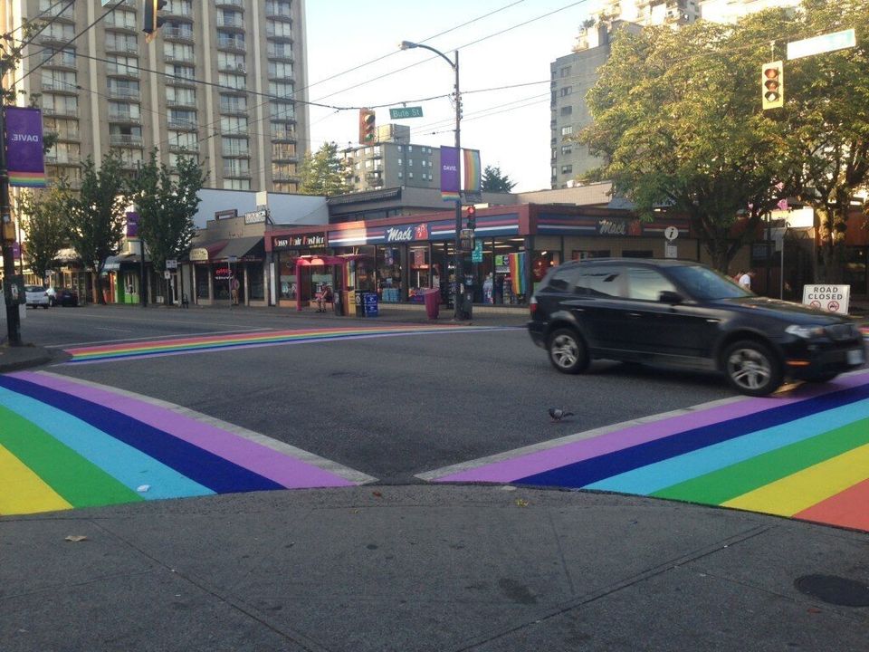 Vancouver's Rainbow Crosswalks
