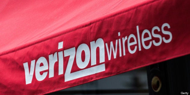 NEW YORK, NY - JUNE 06: A Verizon Store is seen on June 6, 2013 in the SoHo neighborhood of New York City. News leaked yesterday, June 5, that the U.S. government had been obtaining Verizon's phone records for years through a secret court order and that the government has been monitoring business phone calls both nationally and internationally. (Photo by Andrew Burton/Getty Images)