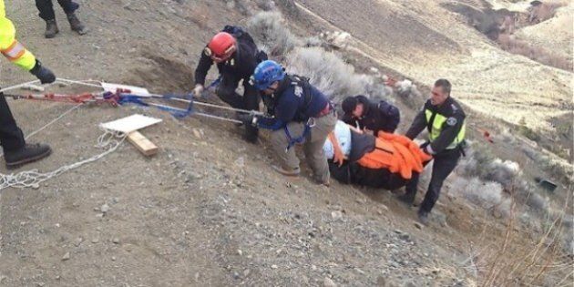 Cliff Rescue Takes Hours After Truck Drives Off Road (PHOTOS ...