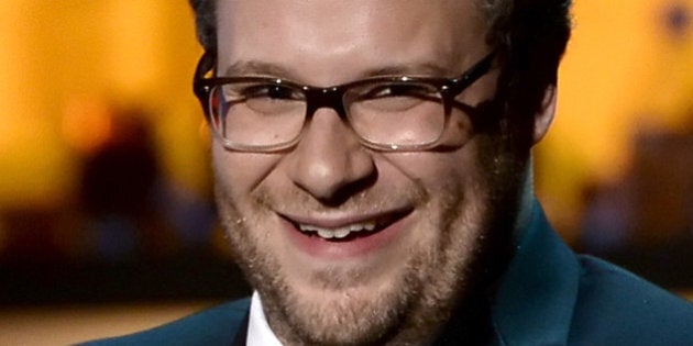 CULVER CITY, CA - AUGUST 25: Roast Master Seth Rogen speaks onstage during The Comedy Central Roast of James Franco at Culver Studios on August 25, 2013 in Culver City, California. The Comedy Central Roast Of James Franco will air on September 2 at 10:00 p.m. ET/PT. (Photo by Kevin Winter/Getty Images for Comedy Central)