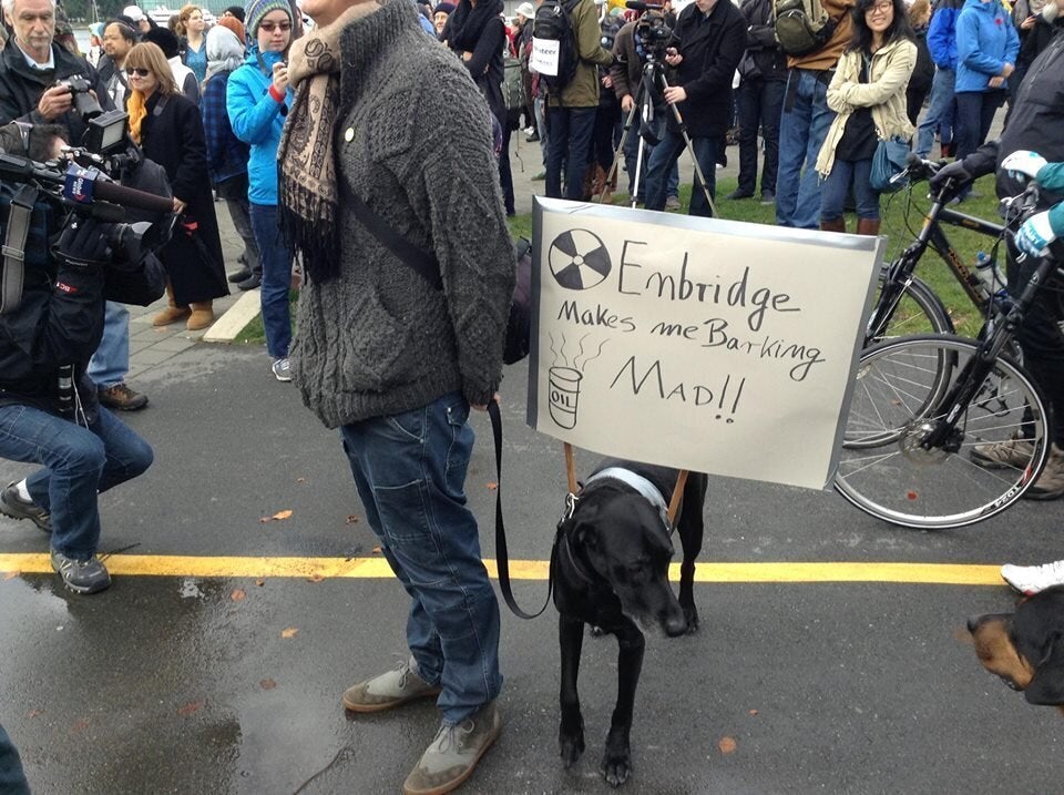 "No Enbridge" Rally