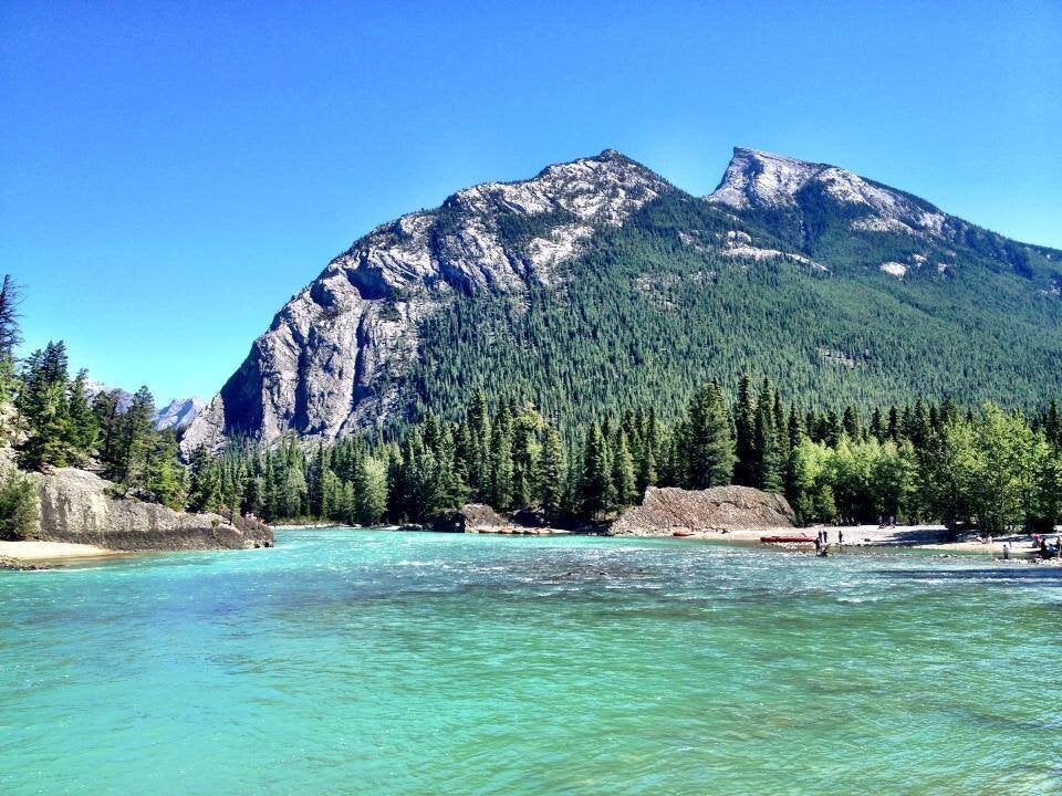 Beautiful Banff in the Rocky Mountains