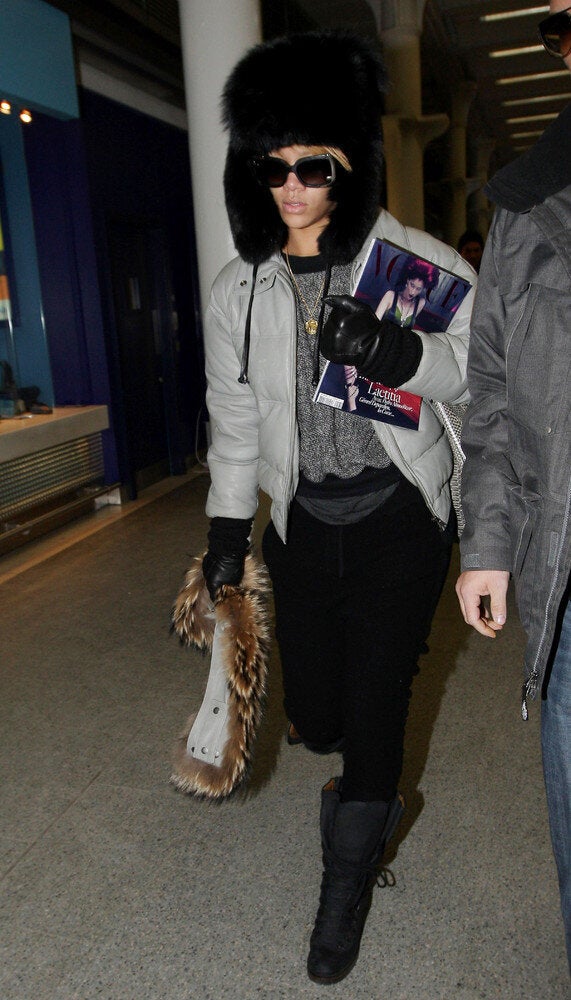 Rihanna (Fur Trapper Hat)