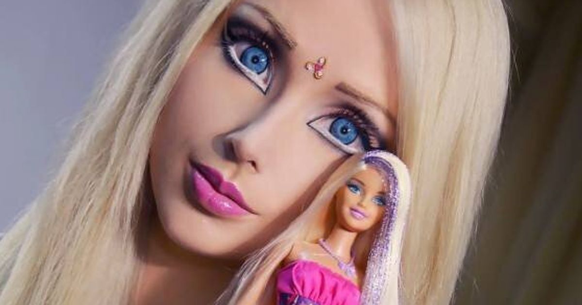 Human Barbie Valeria Lukyanova Without Makeup Photos Huffpost Style