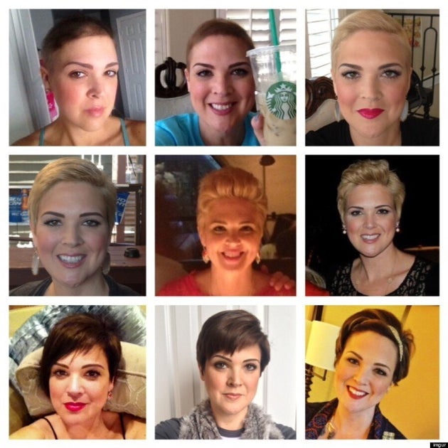 Beautiful Short Hairstyles After Chemo Images