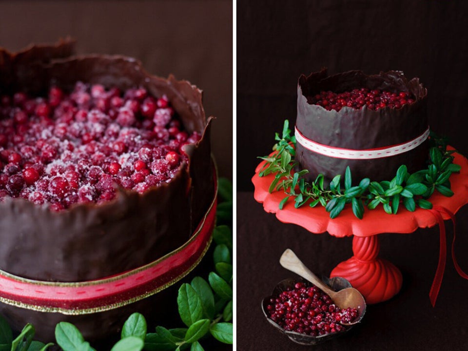 Cranberry Chocolate Cake