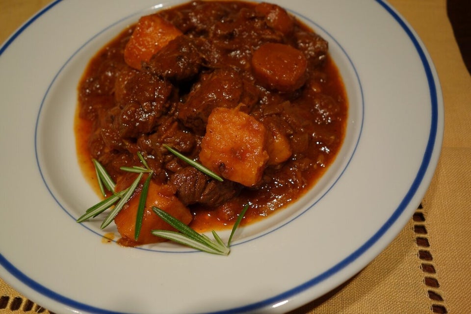 Classic Beef Stew With Rapini