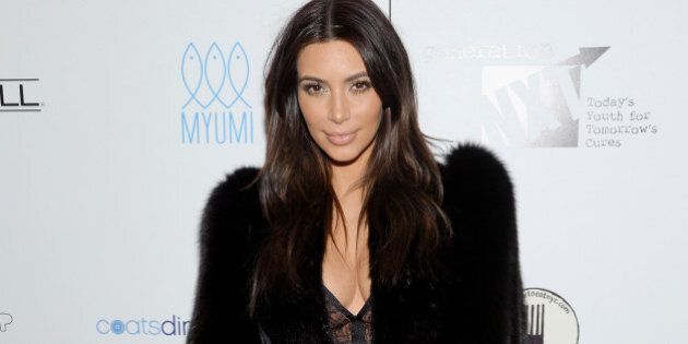 Television personality Kim Kardashian attends a Generation NXT Dream Foundation benefit event at 1 Oak on Sunday, Feb. 16, 2014, in New York. (Photo by Evan Agostini/Invision/AP)