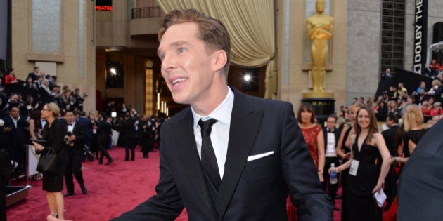 HOLLYWOOD, CA - MARCH 02: Actor Benedict Cumberbatch attends the Oscars held at Hollywood & Highland Center on March 2, 2014 in Hollywood, California. (Photo by Lester Cohen/WireImage)