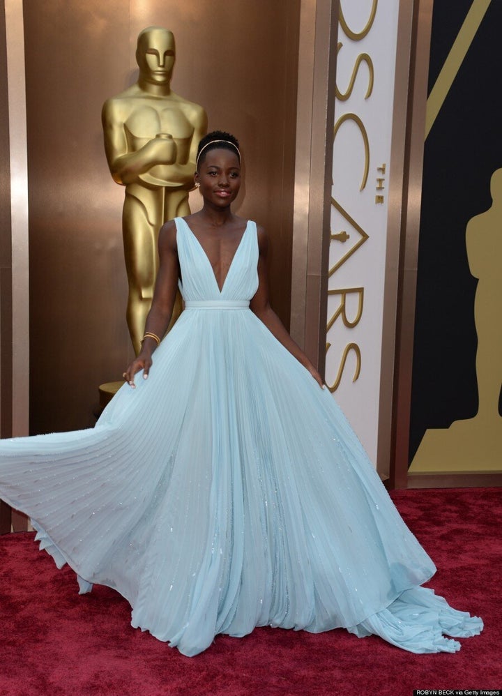 Lupita Nyong'o Oscars 2014: Prada Gown Gets Our Best Dressed Vote (PHOTOS)  | HuffPost Style