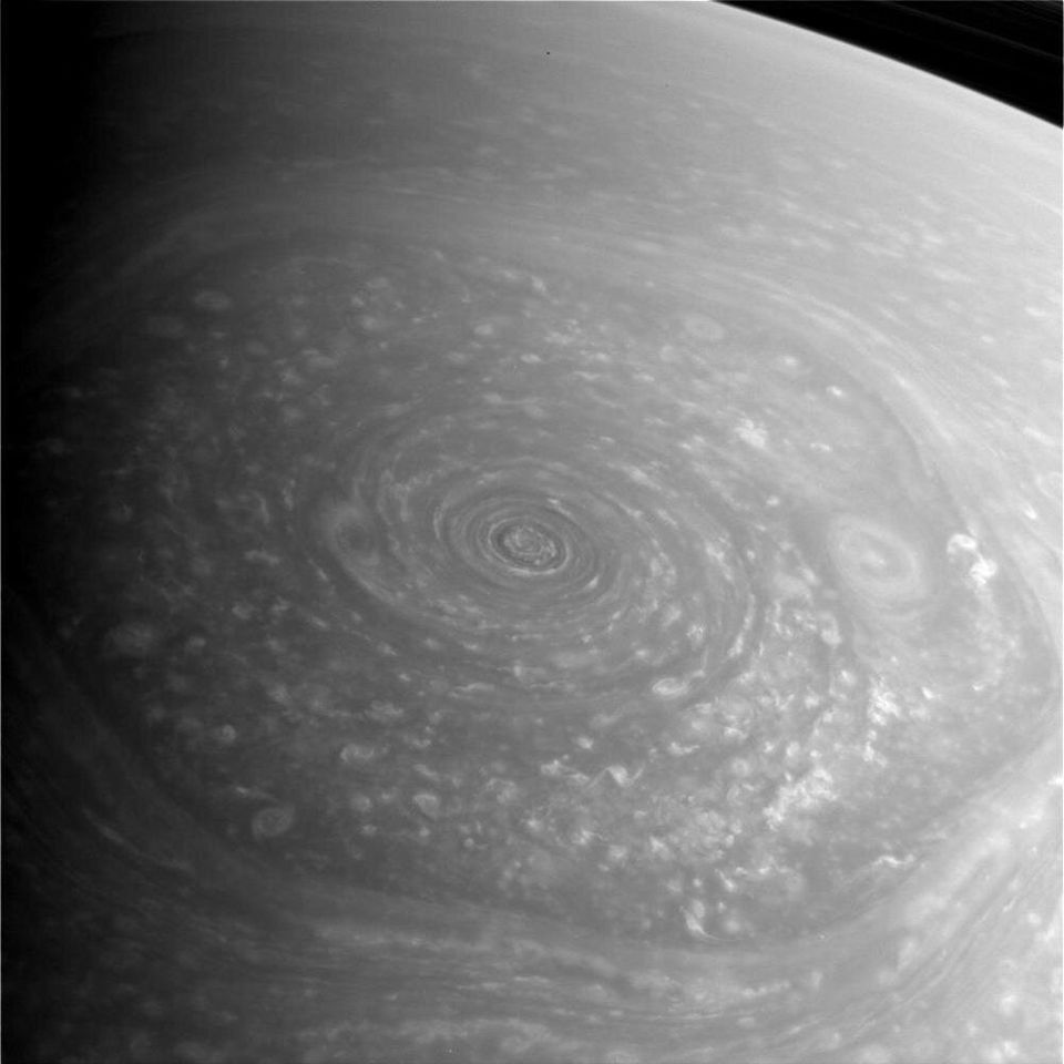 Saturn's Polar Vortex