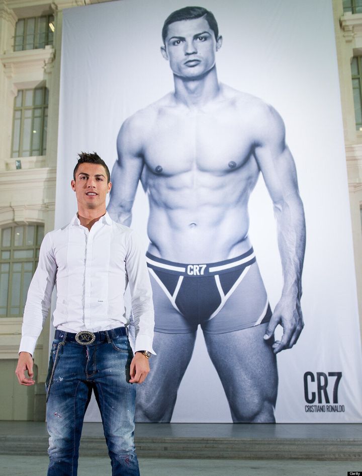Cristiano Ronaldo Flaunts Is Cute Six-Packs Bod As He Models For