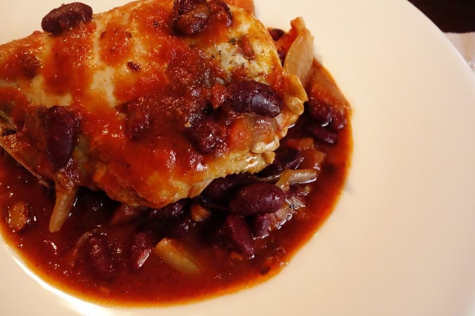 Chicken Cacciatore With Kidney Beans