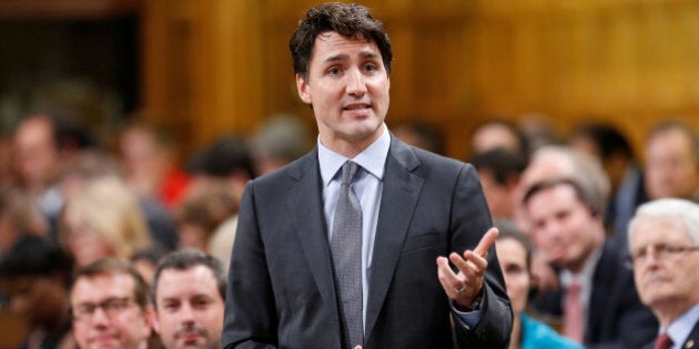 Canada's Prime Minister Justin Trudeau speaks during Question Period in the House of Commons on Parliament Hill in Ottawa, Ontario, Canada, May 16, 2017. REUTERS/Chris Wattie