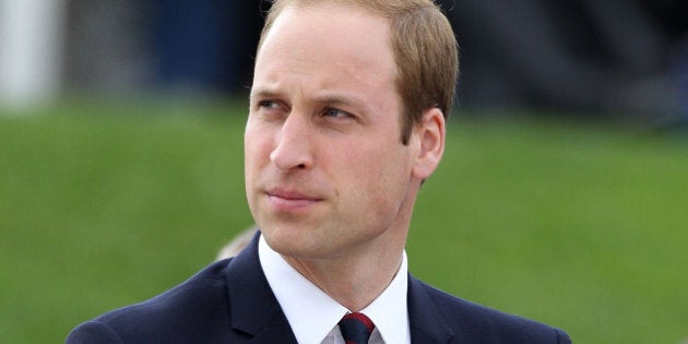 CANBERRA, AUSTRALIA - APRIL 25: Prince William, Duke of Cambridge attends an ANZAC Day commemorative service at the Australian War Memorial on April 25, 2014 in Canberra, Australia. The Duke and Duchess of Cambridge are on a three-week tour of Australia and New Zealand, the first official trip overseas with their son, Prince George of Cambridge. (Photo by Danny Martindale/WireImage)