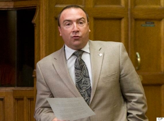 Conservative MP Bernard Généreux speaks in the House of Commons on Sept. 24, 2010. 