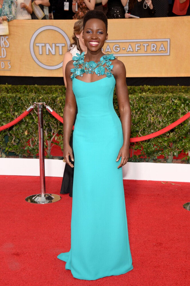 Lupita Nyong'o in Gucci and Fred Leighton